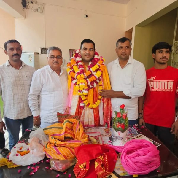 नरदेव चौधरी बने भाजपा किसान मोर्चा के प्रदेश मंत्री, क्षेत्रवासियों ने किया जोरदार स्वागत